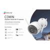 كاميرا مراقبة ذكية ازفيز دقة 2 ميجا C3WN خارجية دقة تصوير عالية