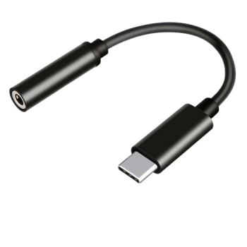 توصيلة محول من USB C الى AUX 3.5 بدون ضوضاء او تداخل للجوال والسيارة والكومبيوتر اللوحي والسماعات الخارجية