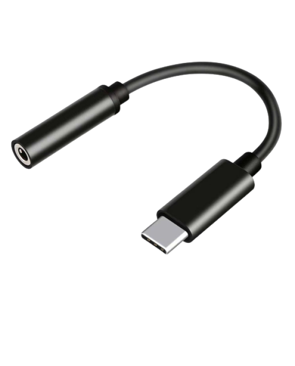 توصيلة محول من USB C الى AUX 3.5 بدون ضوضاء او تداخل للجوال والسيارة والكومبيوتر اللوحي والسماعات الخارجية